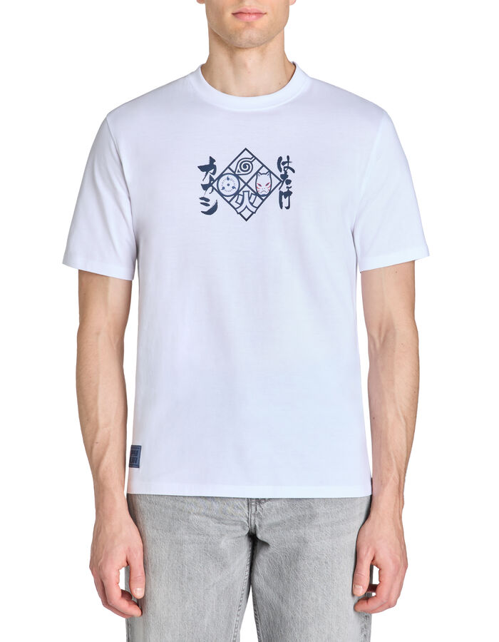 Celio Naruto Shippûden - T-shirt Blanc Kakashi