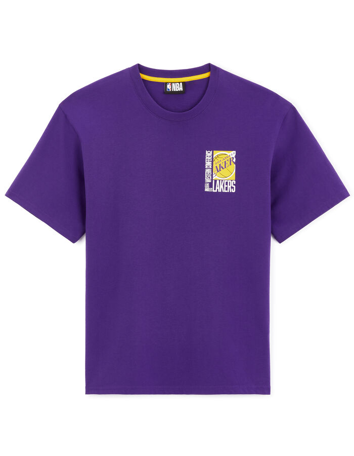 Celio NBA - T-shirt Violet Des LAKERS De Los Angeles