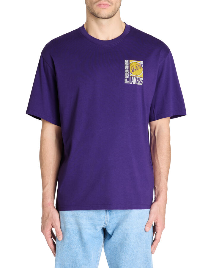 Celio NBA - T-shirt Violet Des LAKERS De Los Angeles