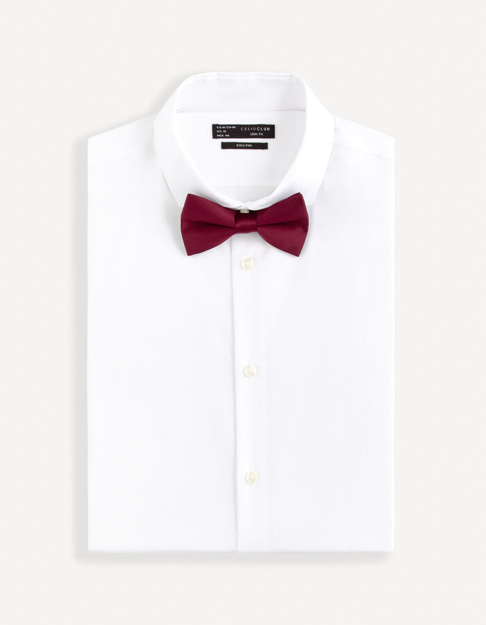 Celio Noeud Papillon Satiné - Bordeaux