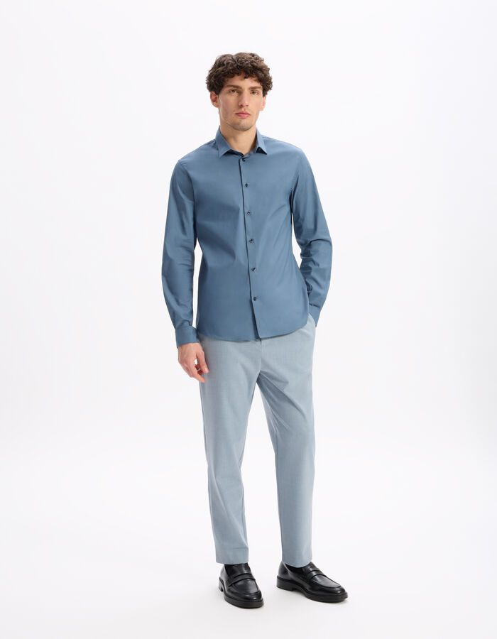 Celio Pantalon 24H Stretch - Bleu Clair