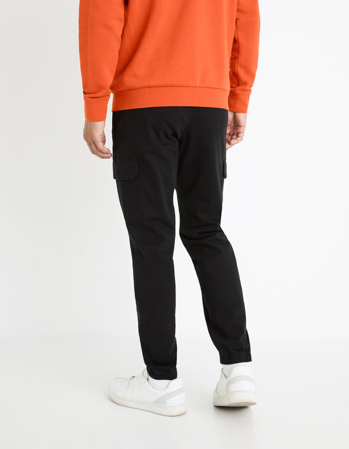 Celio Pantalon Cargo Slim - Noir