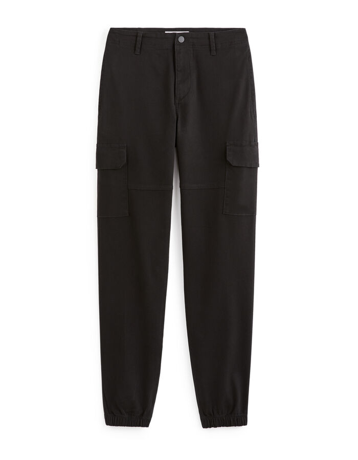 celio Pantalon cargo slim - noir