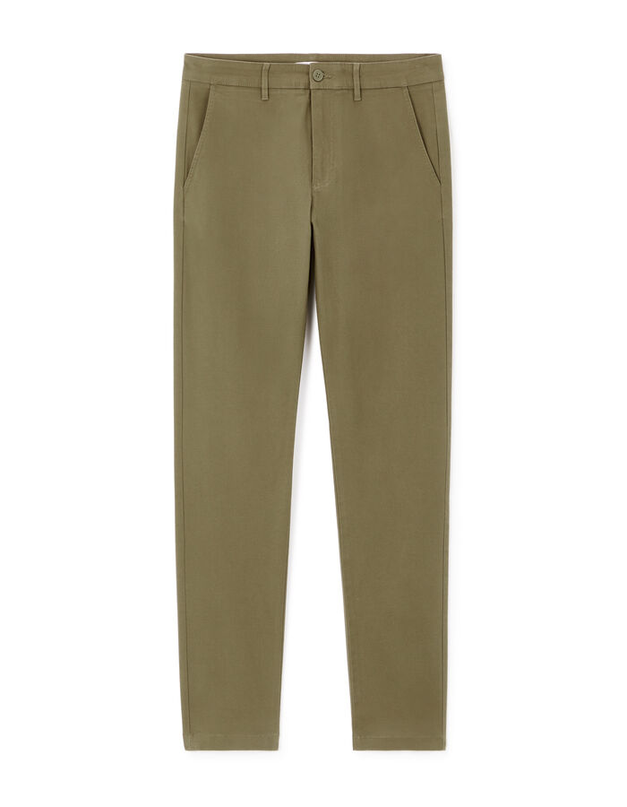 celio Pantalon chino slim coton stretch - taupe