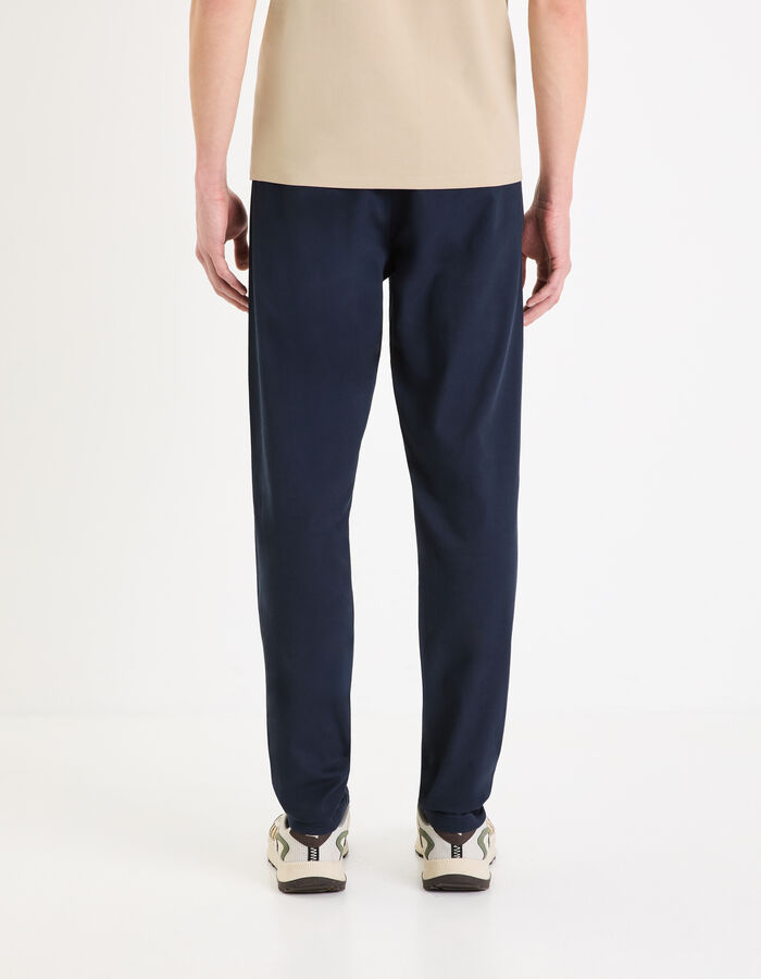 Celio Pantalon Chino Slim En Coton Stretch - Marine
