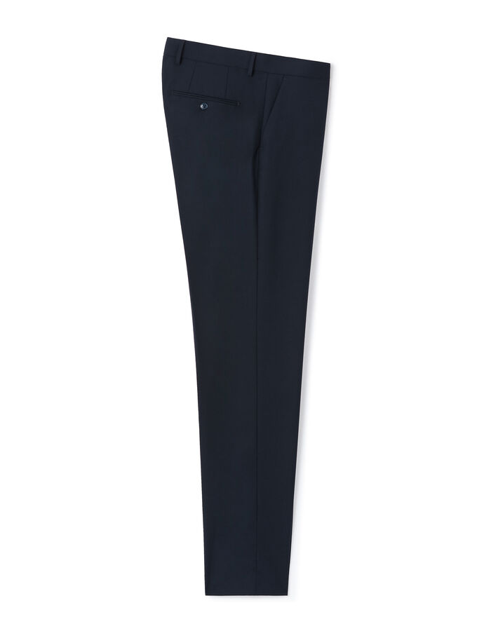 Celio Pantalon De Costume Regular Stretch - Marine