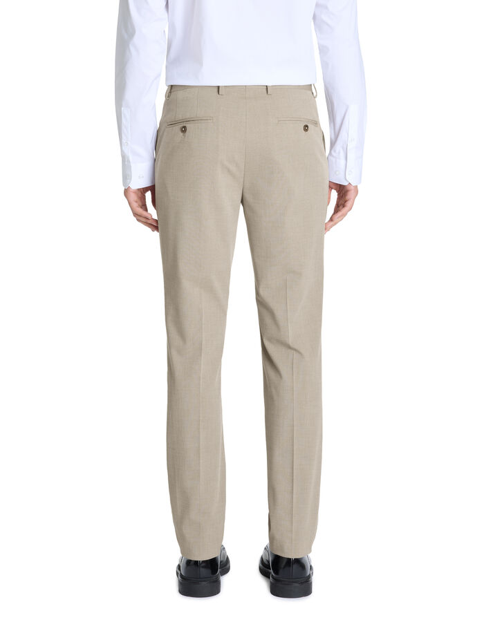 Celio Pantalon De Costume Slim Stretch - Beige