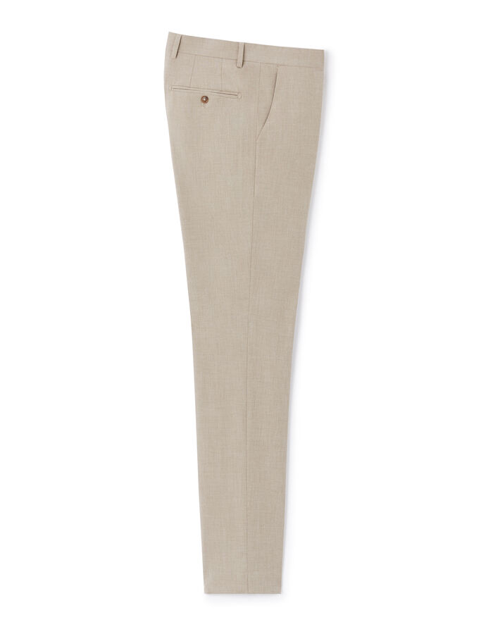 celio Pantalon de costume slim stretch - beige
