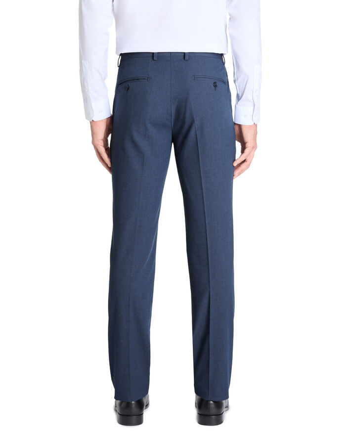 Celio Pantalon De Costume Slim Stretch Bi-ton - Bleu