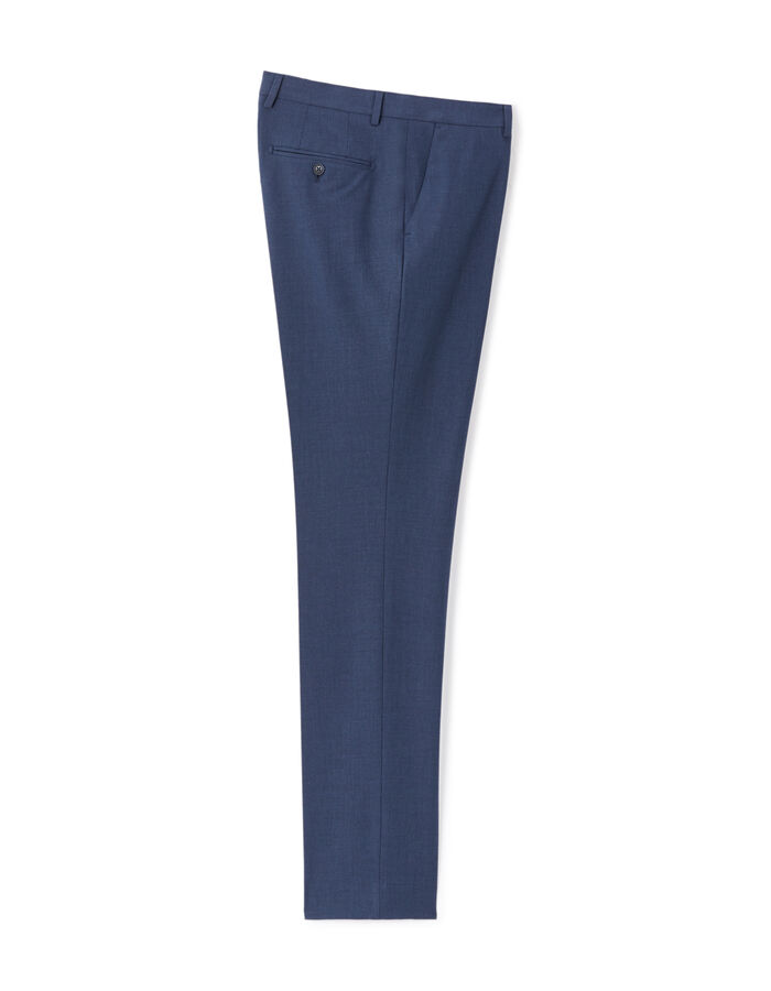 Celio Pantalon De Costume Slim Stretch Bi-ton - Bleu