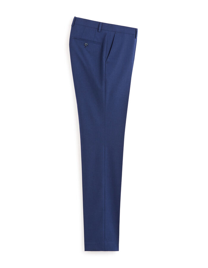 celio Pantalon de costume slim stretch - bleu