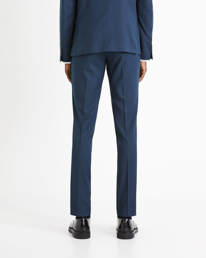 Celio Pantalon De Costume Slim Stretch - Marine