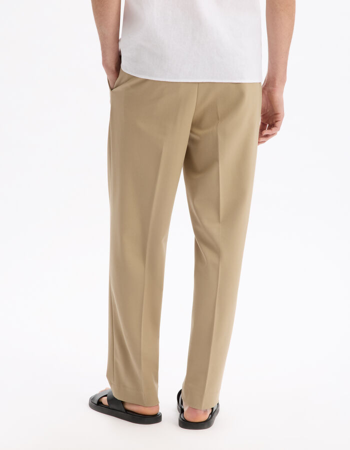 Celio Pantalon Loose Stretch - Beige