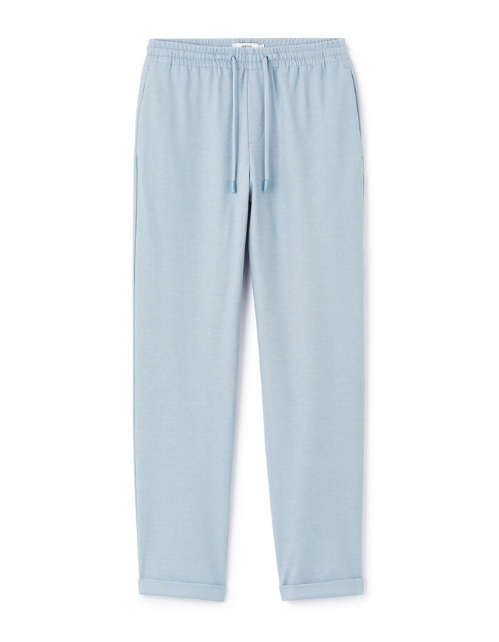 celio Pantalon slim 100% coton stretch - bleu clair