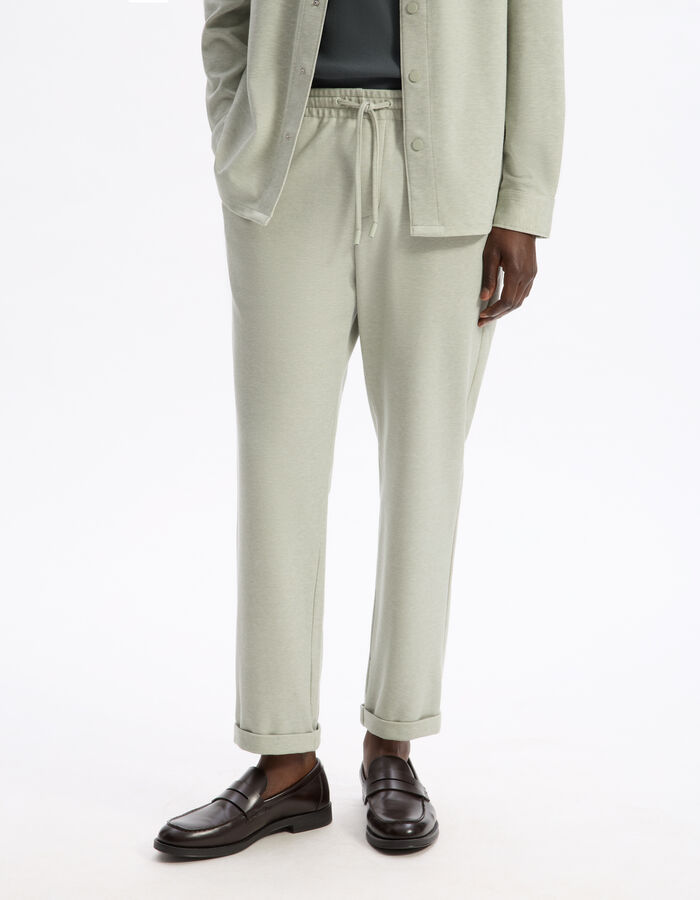 Celio Pantalon Slim Coton Stretch - Vert