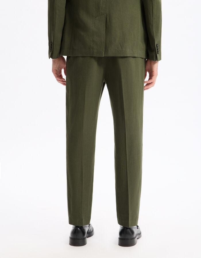 Celio Pantalon Slim En Twill - Kaki