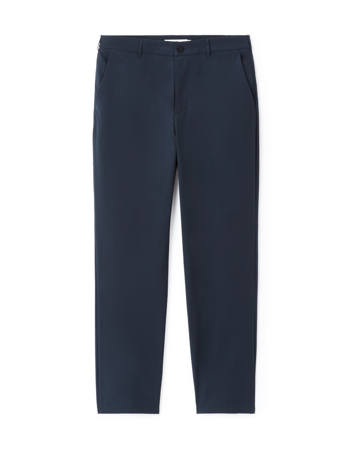 celio Pantalon straight infroissable - marine