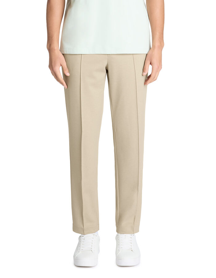 Celio Pantalon Straight Stretch - Beige