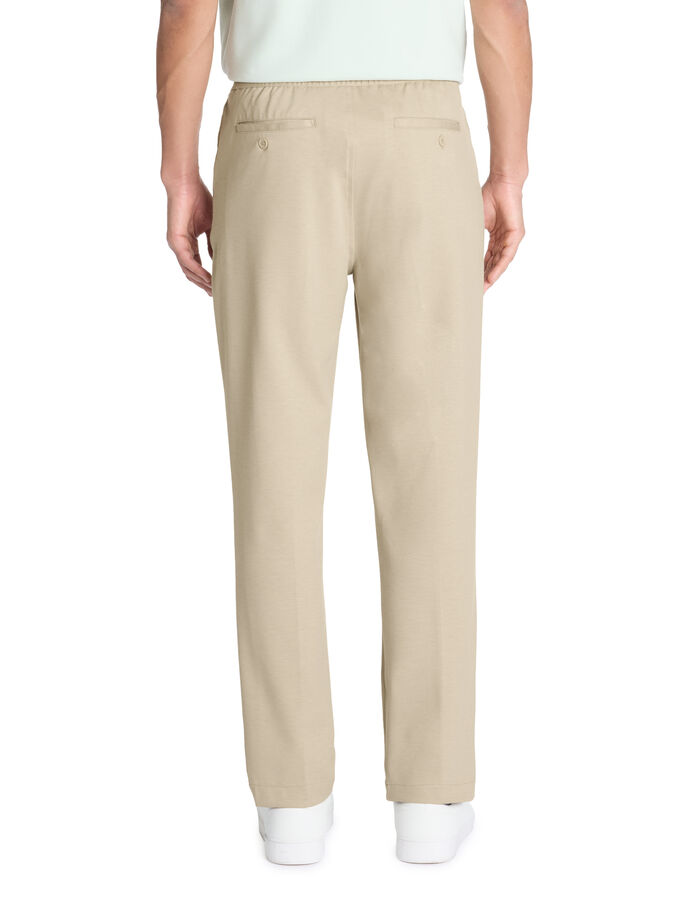 Celio Pantalon Straight Stretch - Beige