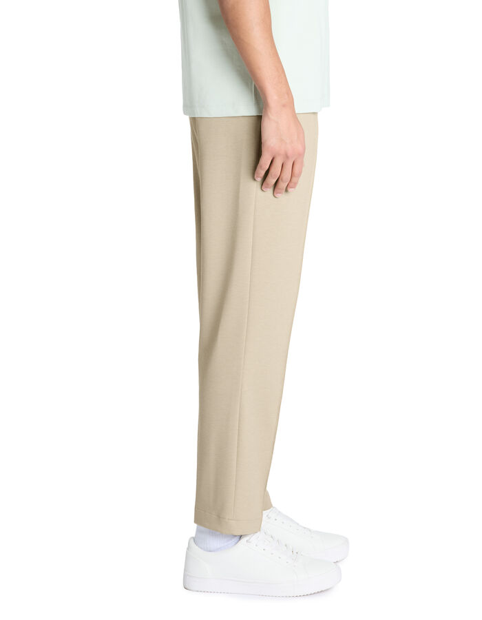 Celio Pantalon Straight Stretch - Beige