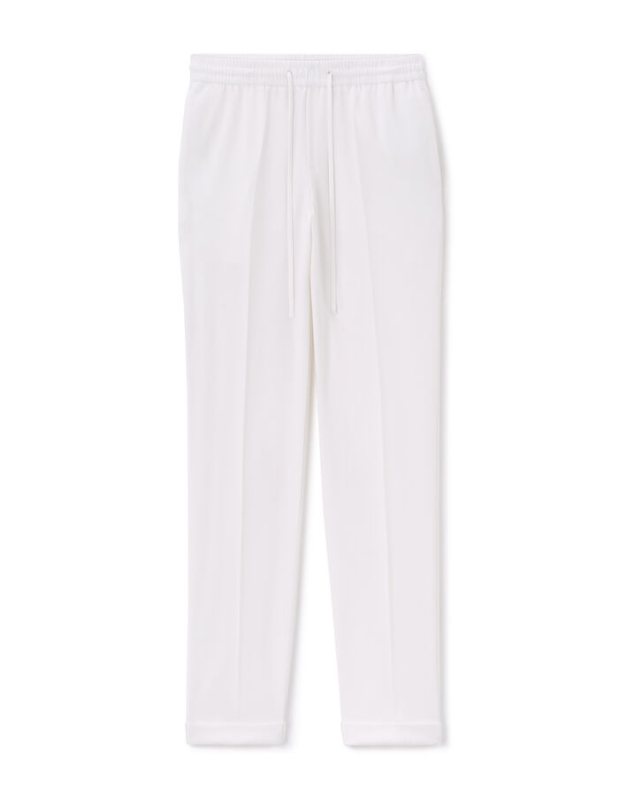 celio Pantalon straight stretch - blanc