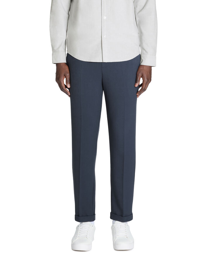 Celio Pantalon Straight Stretch - Bleu