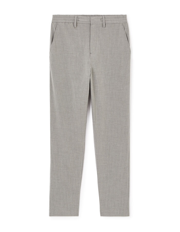 celio Pantalon straight stretch - gris