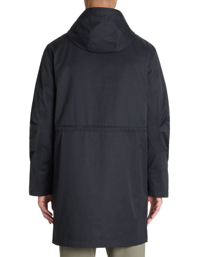 Celio Parka à Capuche Et 2 Poches - Noir