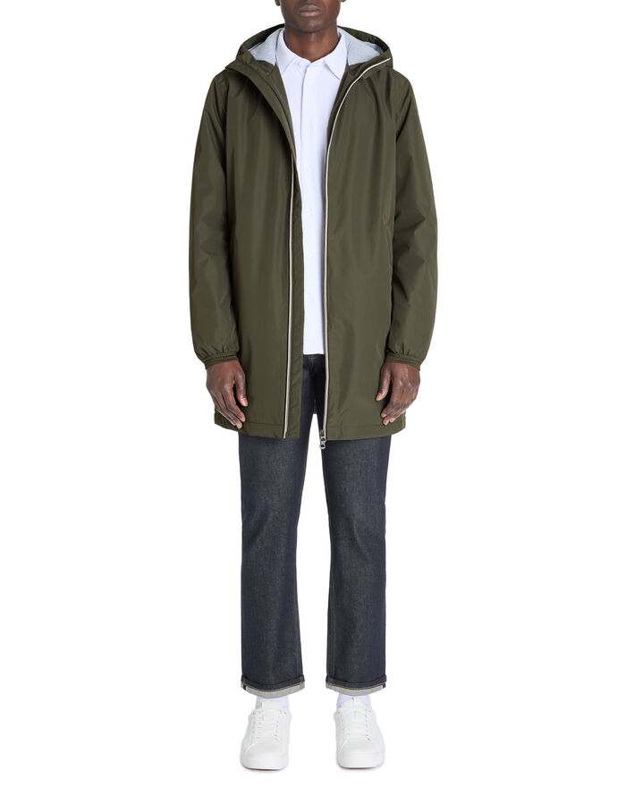 Celio Parka Capuche Fixe - Kaki