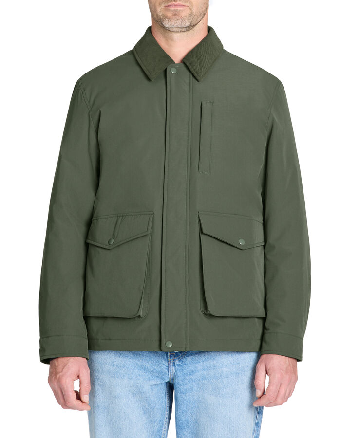 Celio Parka Col Chemise - Kaki