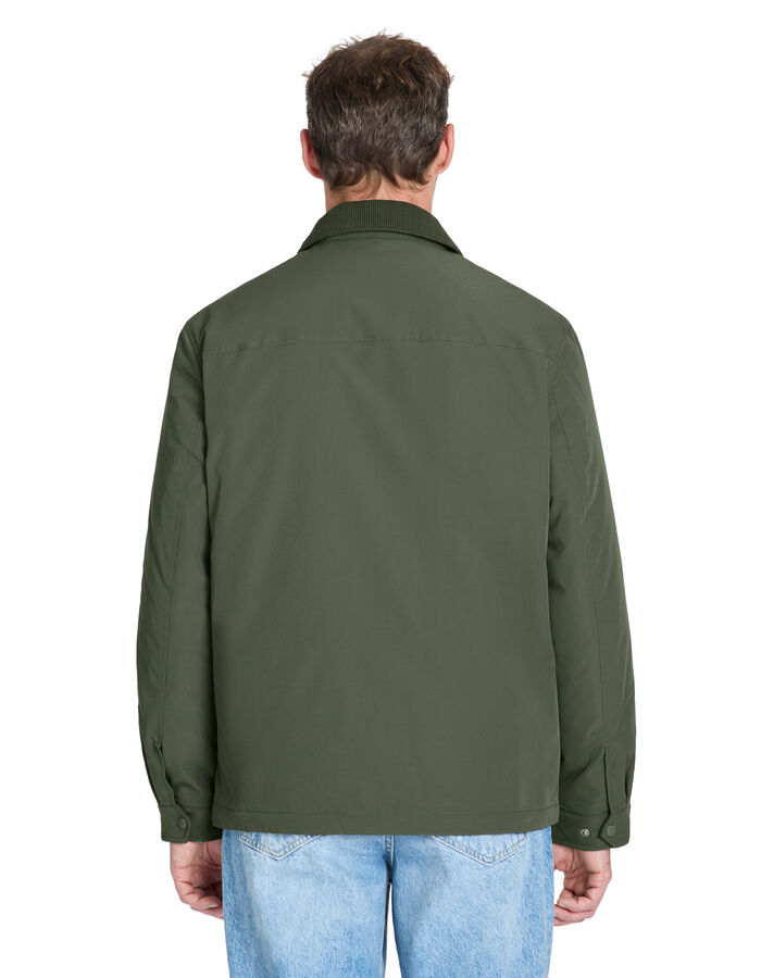 Celio Parka Col Chemise - Kaki