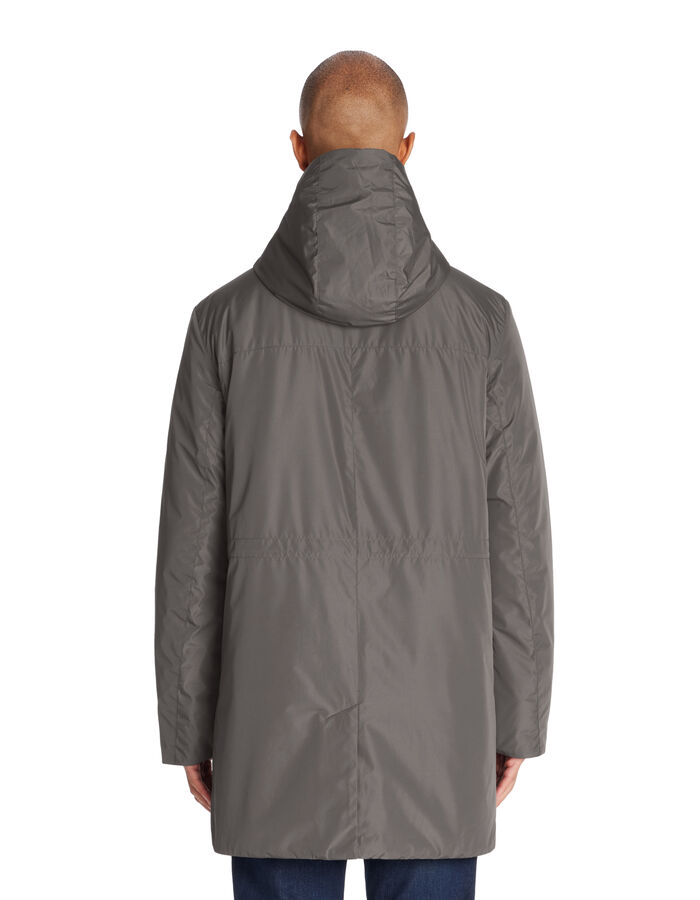 Celio Parka Longue à Capuche - Gris