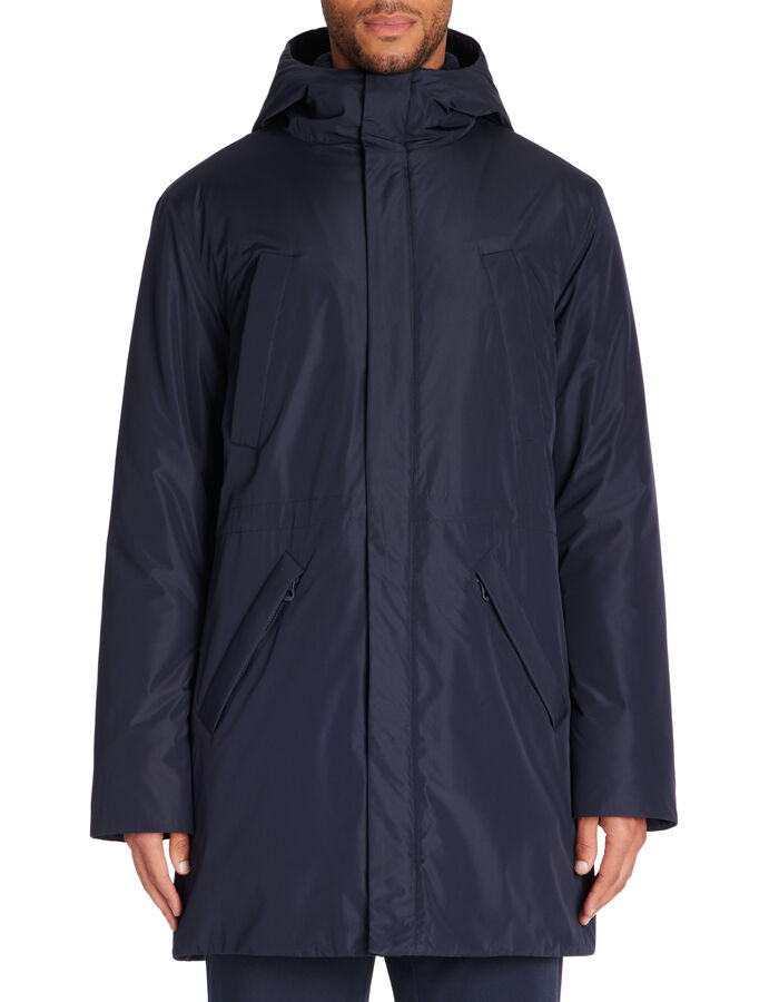 Celio Parka Longue à Capuche - Marine