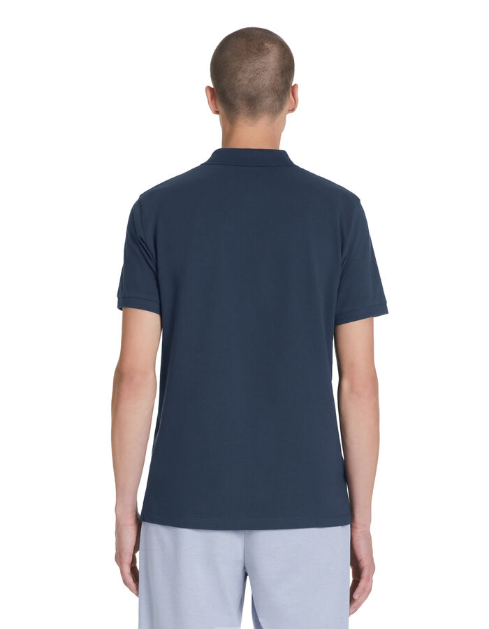 Celio Polo Piqué Straight 100% Coton - Marine