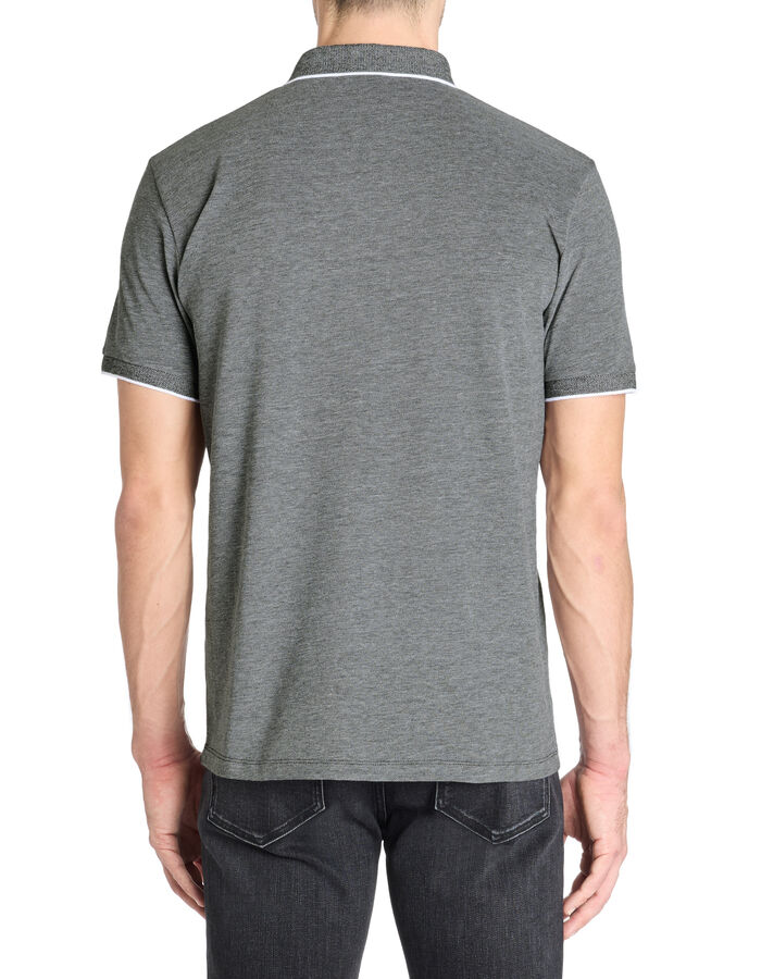 Celio Polo Regular Coton Mélangé - Anthracite