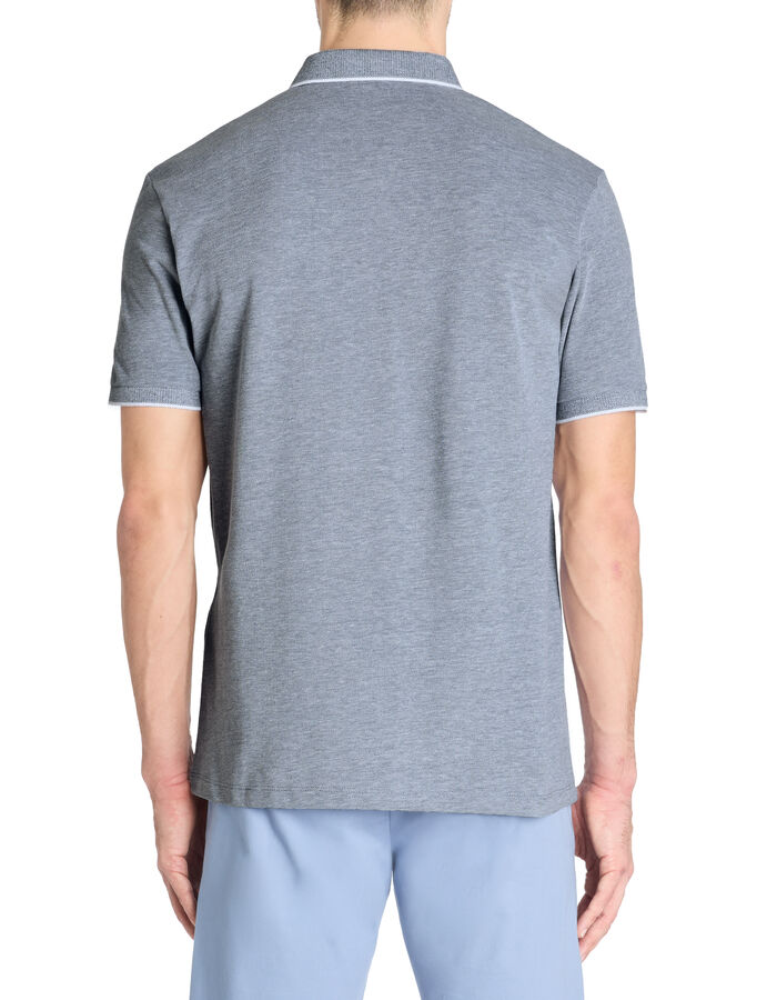 Celio Polo Regular Coton Mélangé - Marine