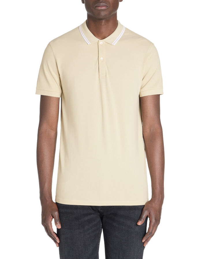 Celio Polo Slim Coton Stretch - Beige