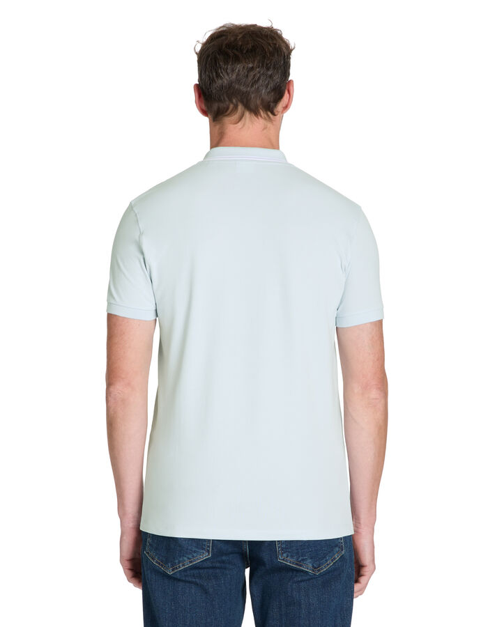 Celio Polo Slim Coton Stretch - Bleu