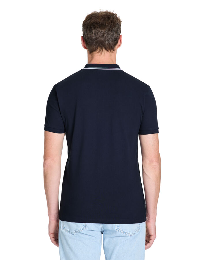 Celio Polo Slim Coton Stretch - Marine