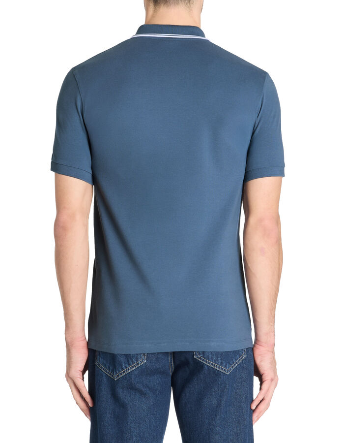 Celio Polo Slim Coton Stretch - Marine