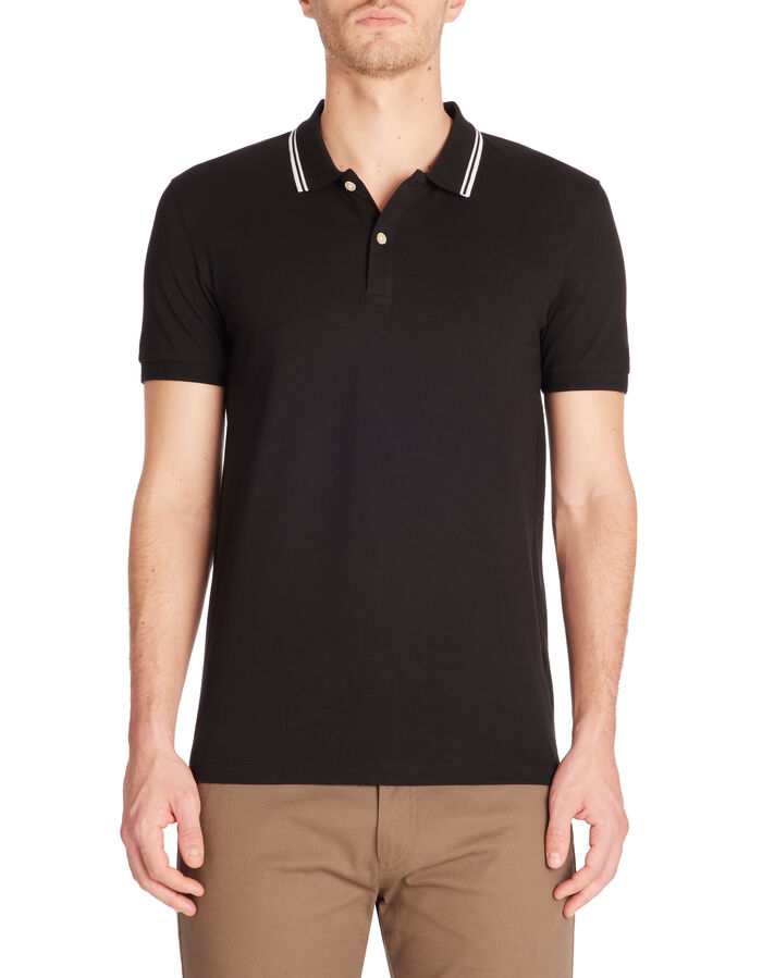 Celio Polo Slim Coton Stretch - Noir