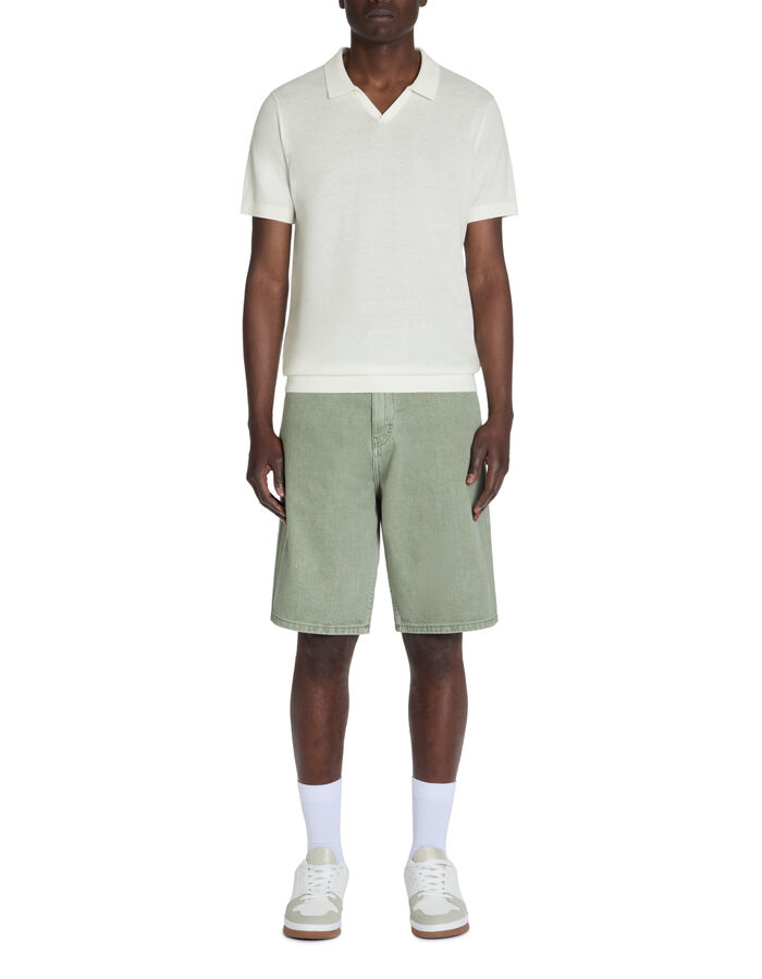 Celio Polo Slim En Maille 100% Coton - Beige