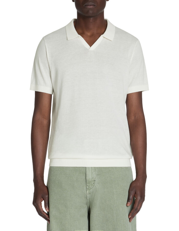 Celio Polo Slim En Maille 100% Coton - Beige