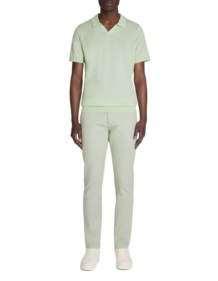 Celio Polo Slim En Maille 100% Coton - Vert
