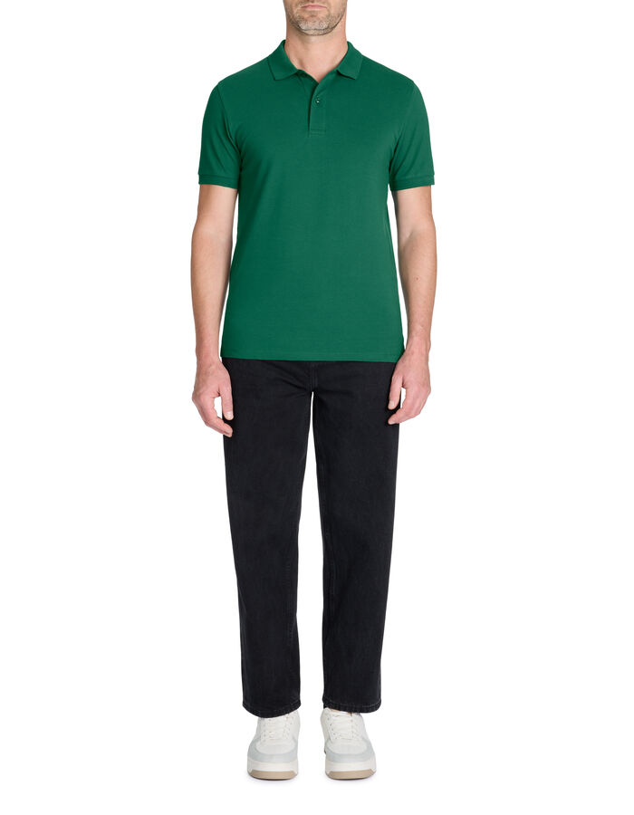 Celio Polo Straight 100% Coton - Vert
