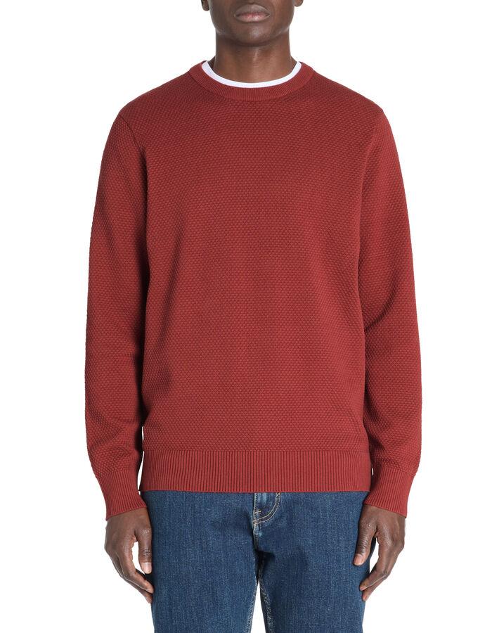Celio Pull Col Rond 100% Coton - Terra