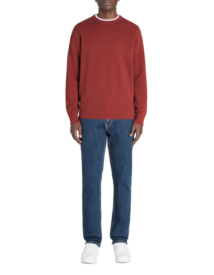 Celio Pull Col Rond 100% Coton - Terra