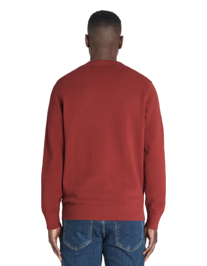 Celio Pull Col Rond 100% Coton - Terra