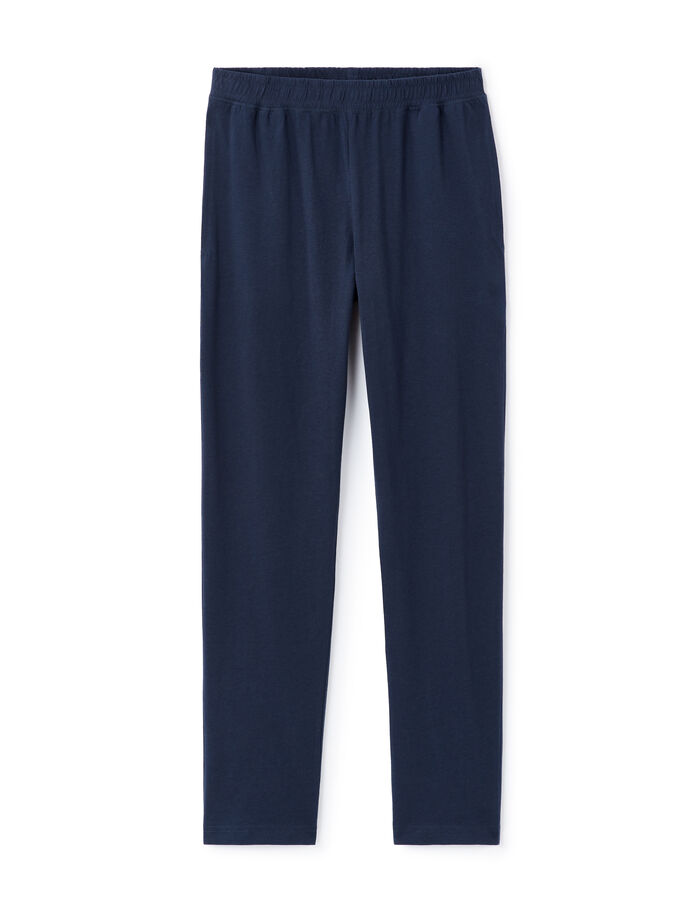 Celio Pyjama Long 100% Coton Stretch - Marine