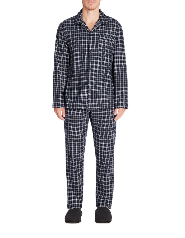 Celio Pyjama Pantalon 100% Coton - Marine